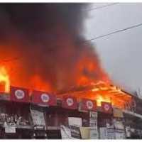 Fire erupts at Kumasi New Kejetia Market shop, causes damage